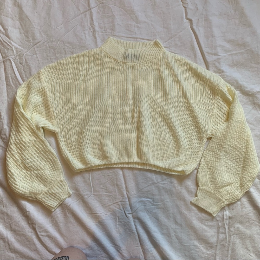 Turtle neck cropped sweaterBOGO $5